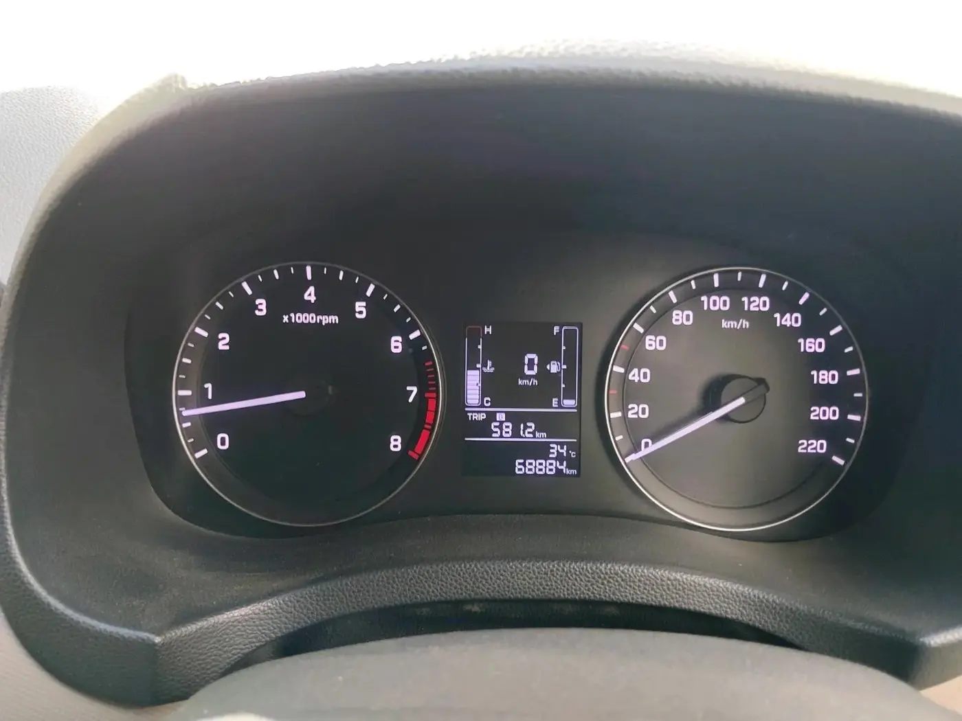 2015 Hyundai Creta S 1.6 PETROL, Petrol, Manual, 68,884 km, interior