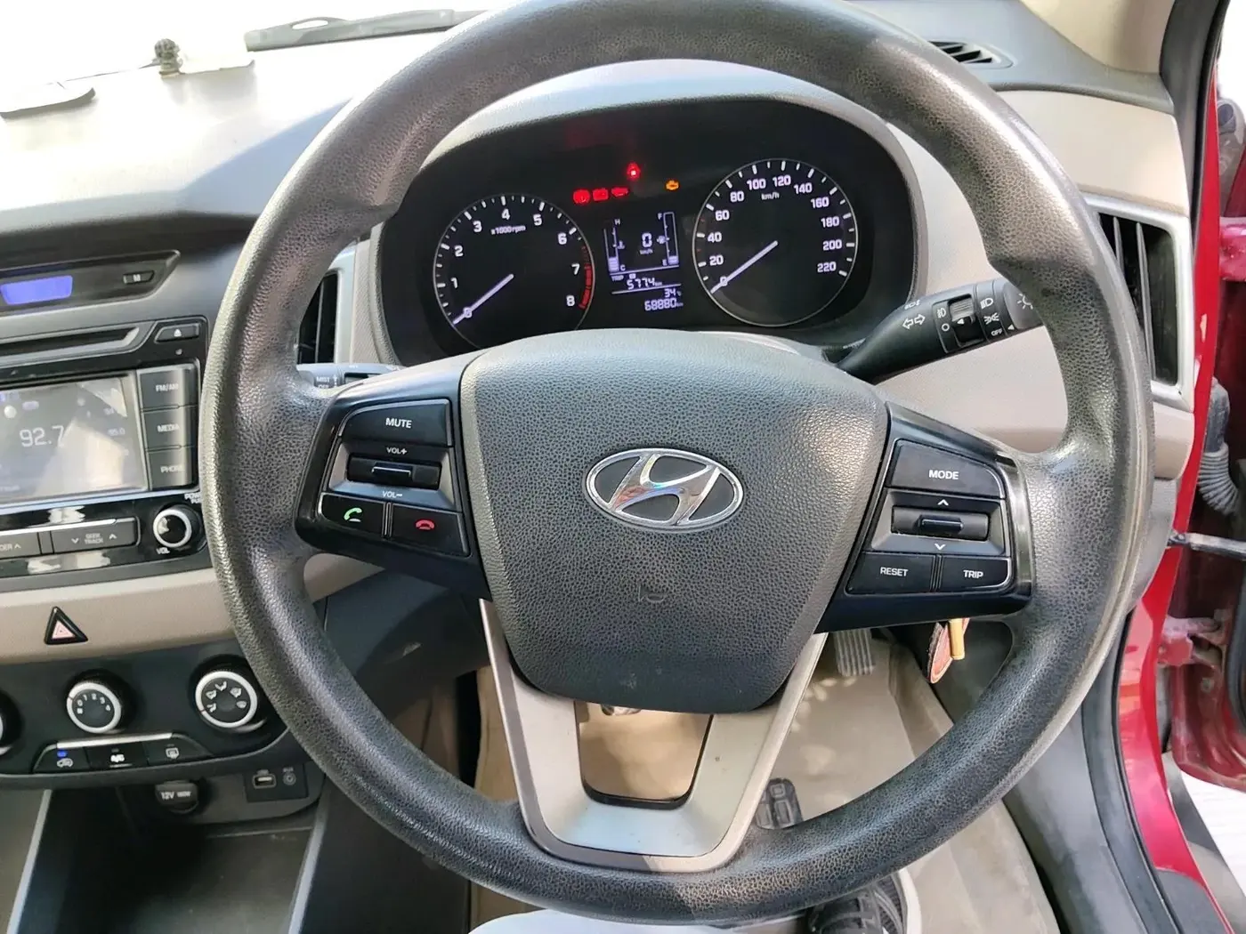 2015 Hyundai Creta S 1.6 PETROL, Petrol, Manual, 68,884 km, interior