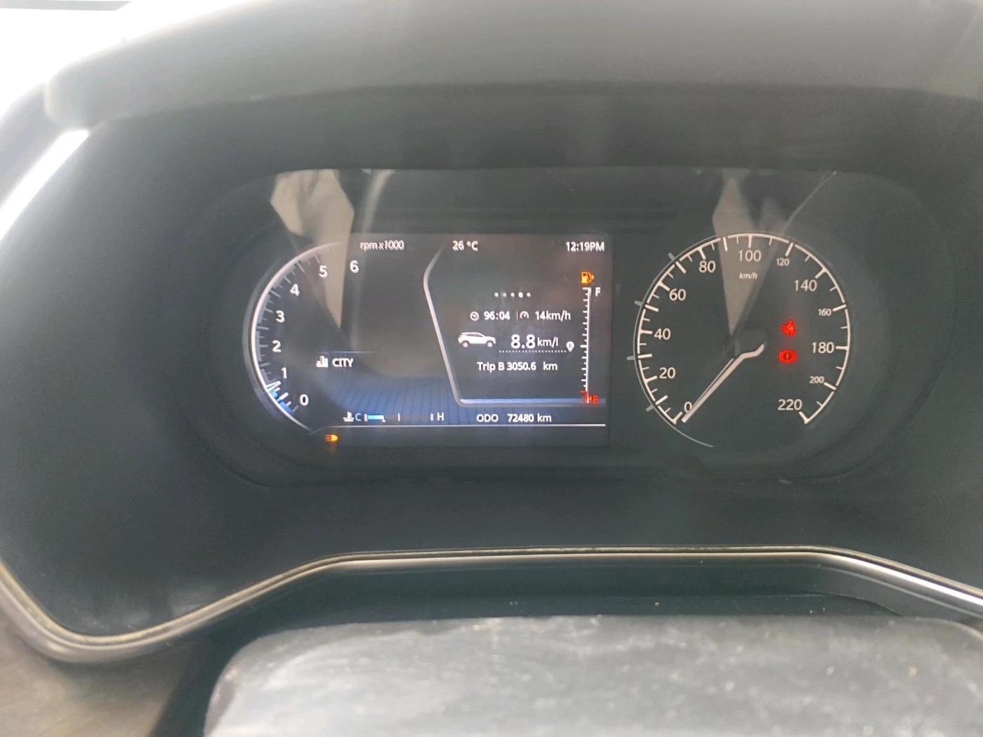2019 Tata Harrier XZ 2.0L, Diesel, Manual, 72,480 km, interior