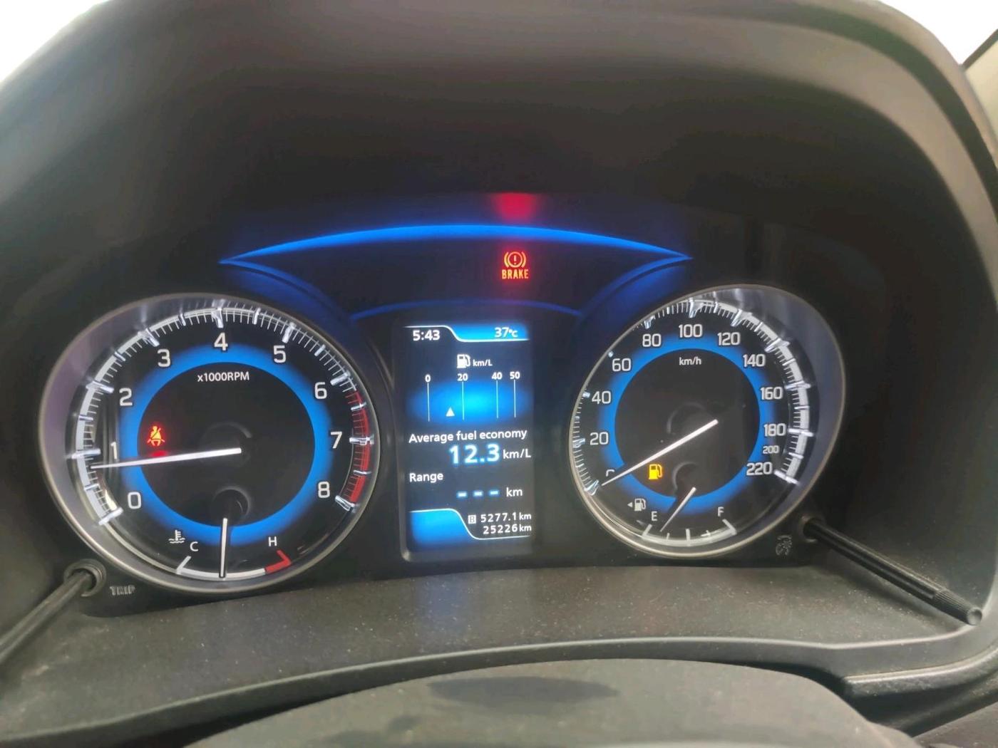2019 Toyota Glanza V, Petrol, Manual, 25,226 km, interior