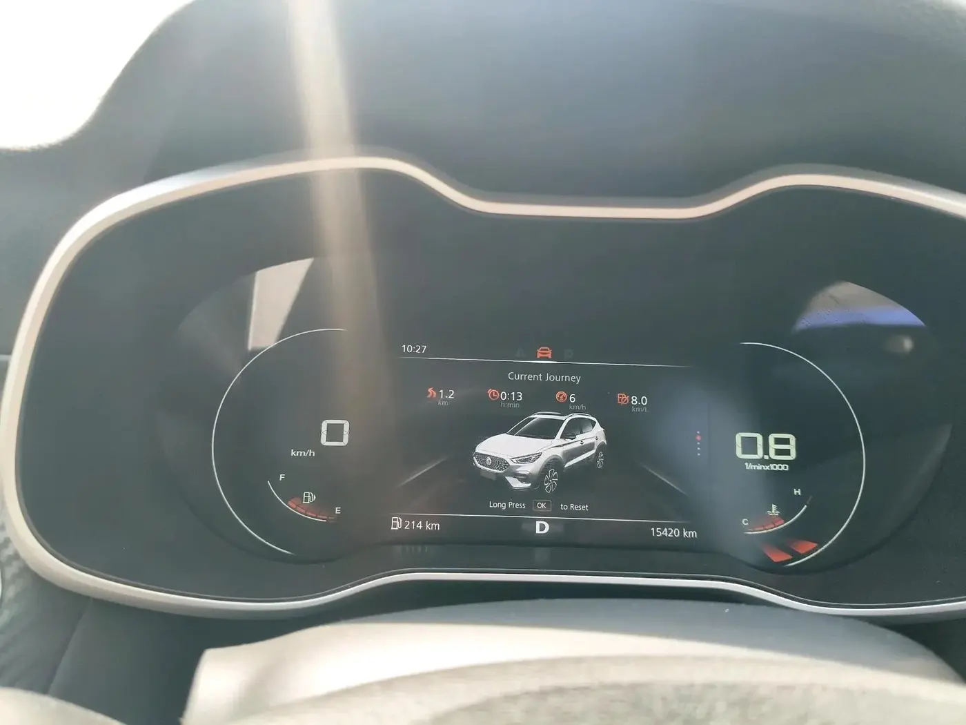 2023 MG ASTOR SHARP 1.3 TURBO AT, Petrol, Automatic, 15,420 km, interior