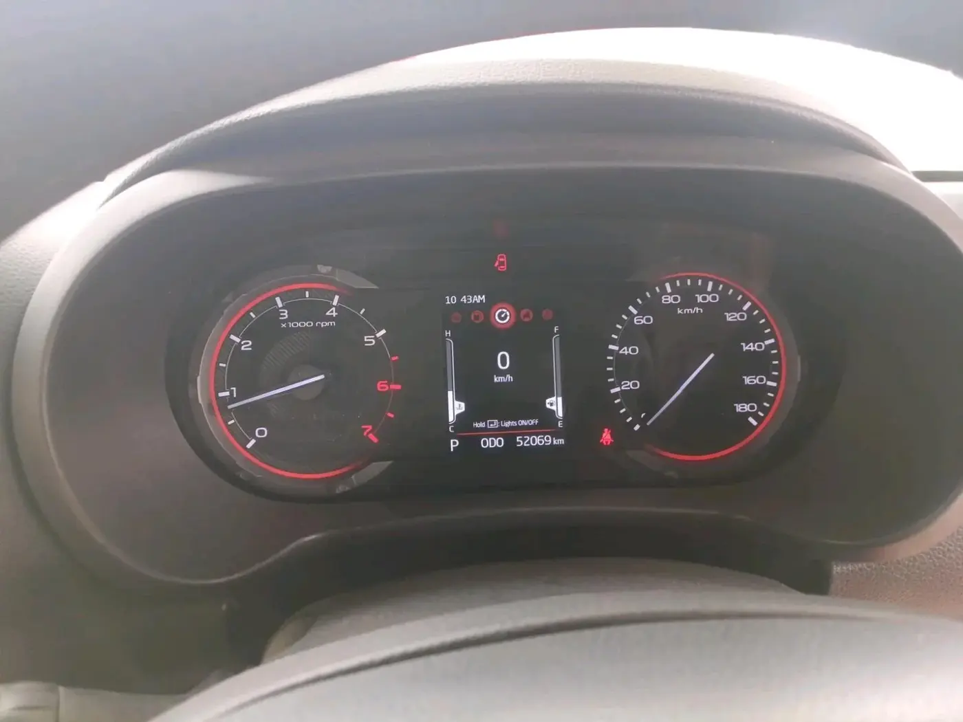 2020 Mahindra Thar LX  P 4WD AT CONVERTIBLE, Petrol, Automatic, 52,069 km, interior