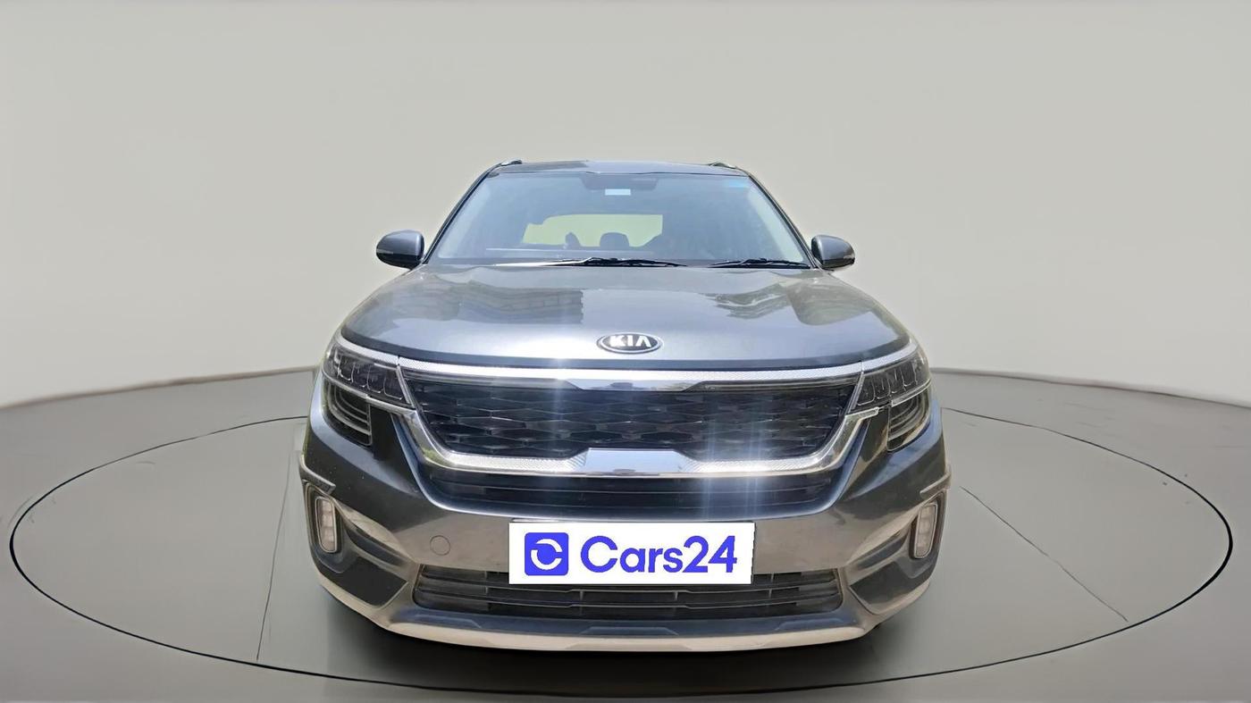 2020 KIA SELTOS HTX IVT 1.5 PETROL, Petrol, Automatic, 1,21,493 km, exterior