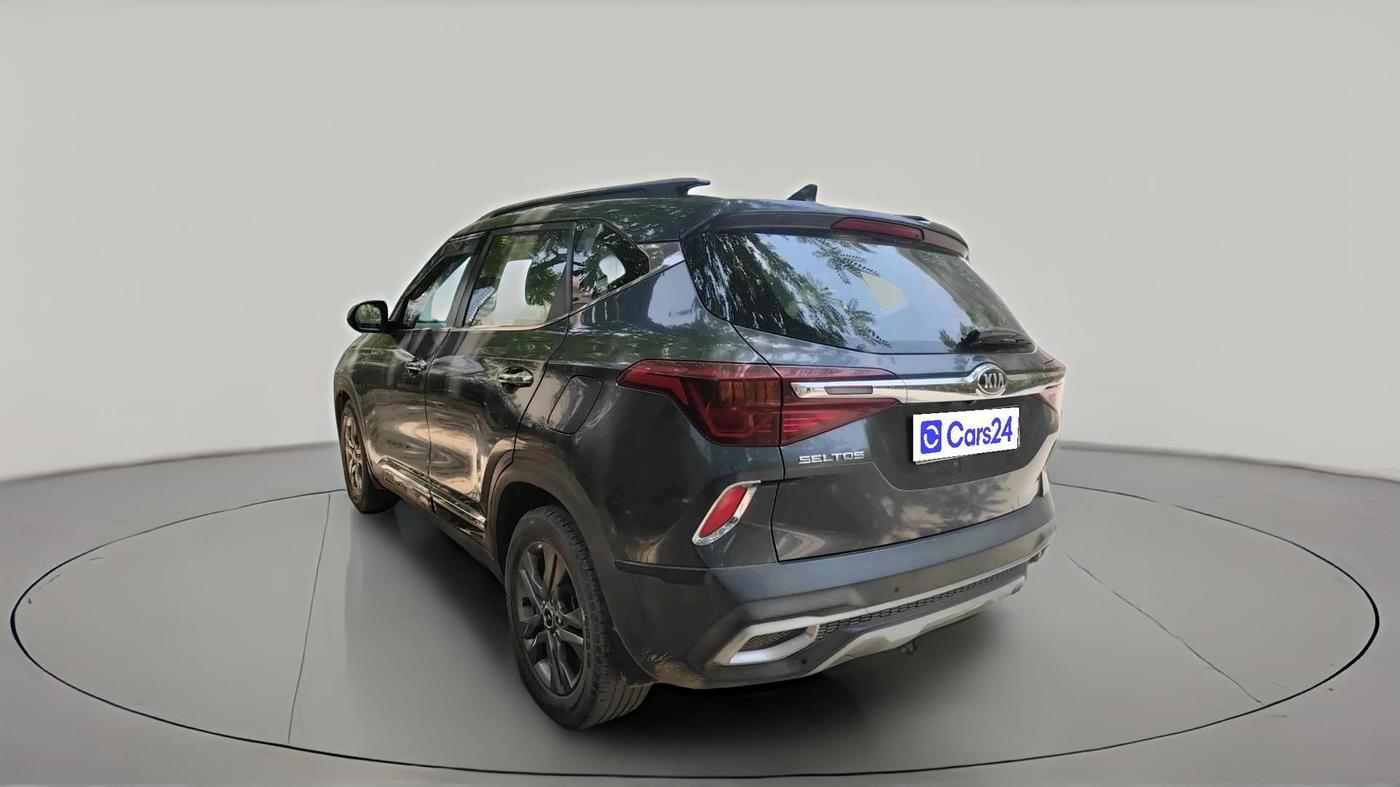2020 KIA SELTOS HTX IVT 1.5 PETROL, Petrol, Automatic, 1,21,493 km, exterior
