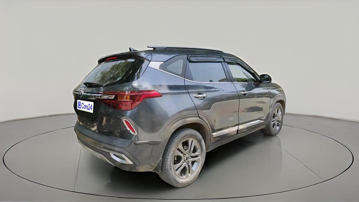 2020 KIA SELTOS HTX IVT 1.5 PETROL, Petrol, Automatic, 1,21,493 km, exterior