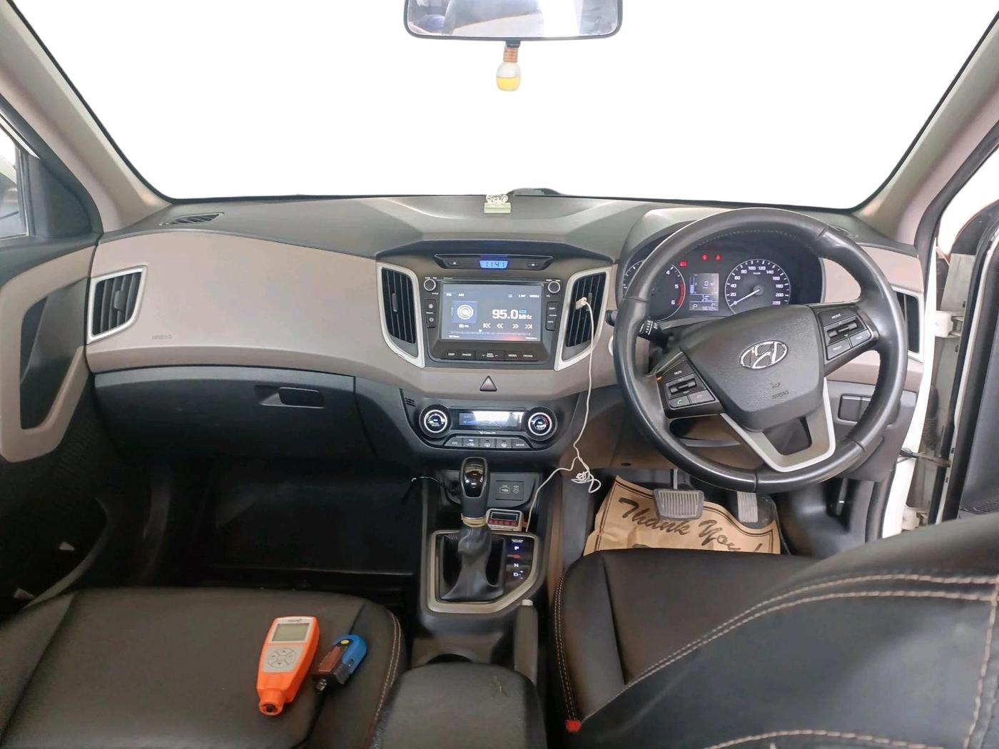 2018 Hyundai Creta SX PLUS AT 1.6 DIESEL, Diesel, Automatic, 96,724 km, interior