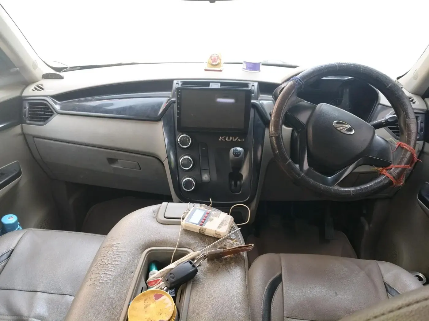 2017 Mahindra Kuv100 K4 PLUS D 6 STR, Diesel, Manual, 1,23,572 km, interior