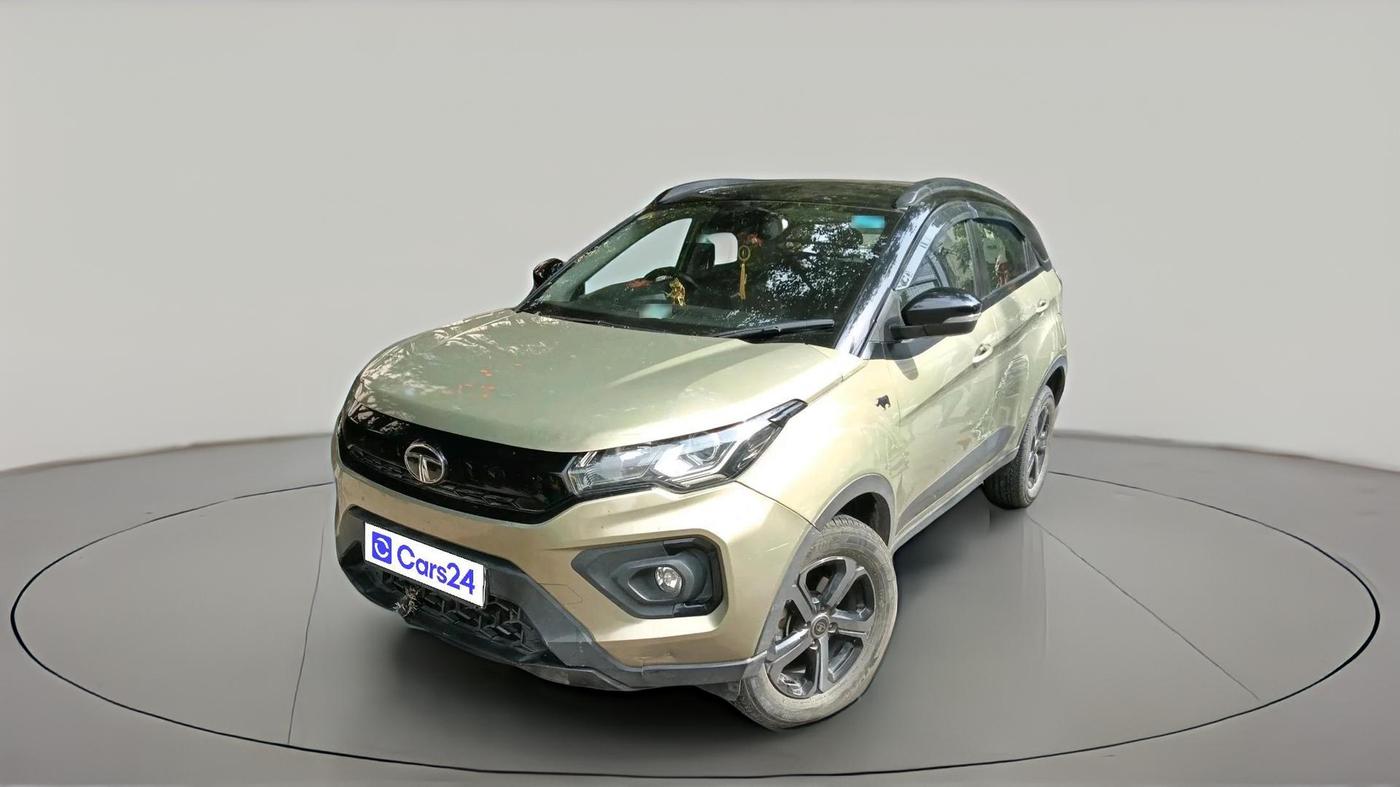 2023 Tata NEXON XZA PLUS LUX SUNROOF KAZIRANGA PETROL, Petrol, Automatic, 78,126 km, exterior