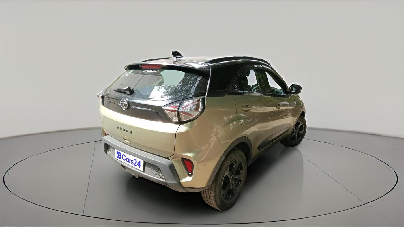 2023 Tata NEXON XZA PLUS LUX SUNROOF KAZIRANGA PETROL, Petrol, Automatic, 78,126 km, exterior