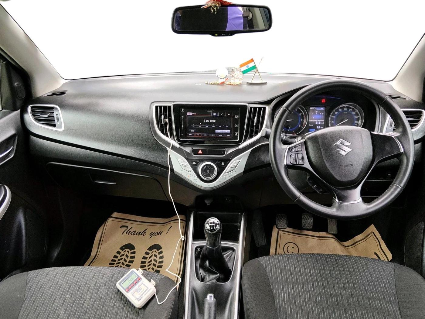 2018 Maruti Baleno ALPHA PETROL 1.2, Petrol, Manual, 37,014 km, interior