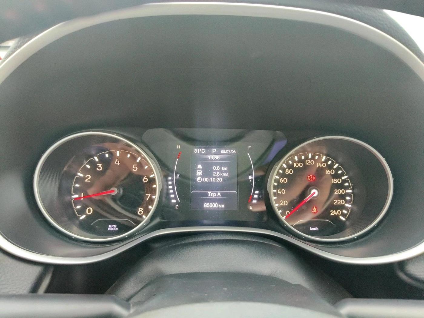 2018 Jeep Compass LIMITED PLUS PETROL AT, Petrol, Automatic, 85,000 km, interior