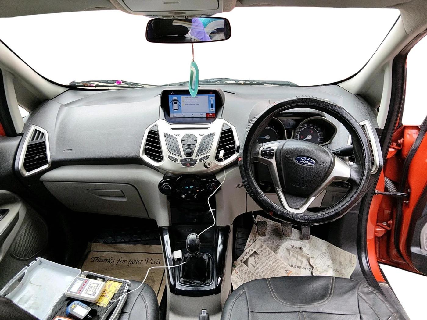 2017 Ford Ecosport TITANIUM 1.5L PETROL, Petrol, Manual, 1,24,551 km, interior