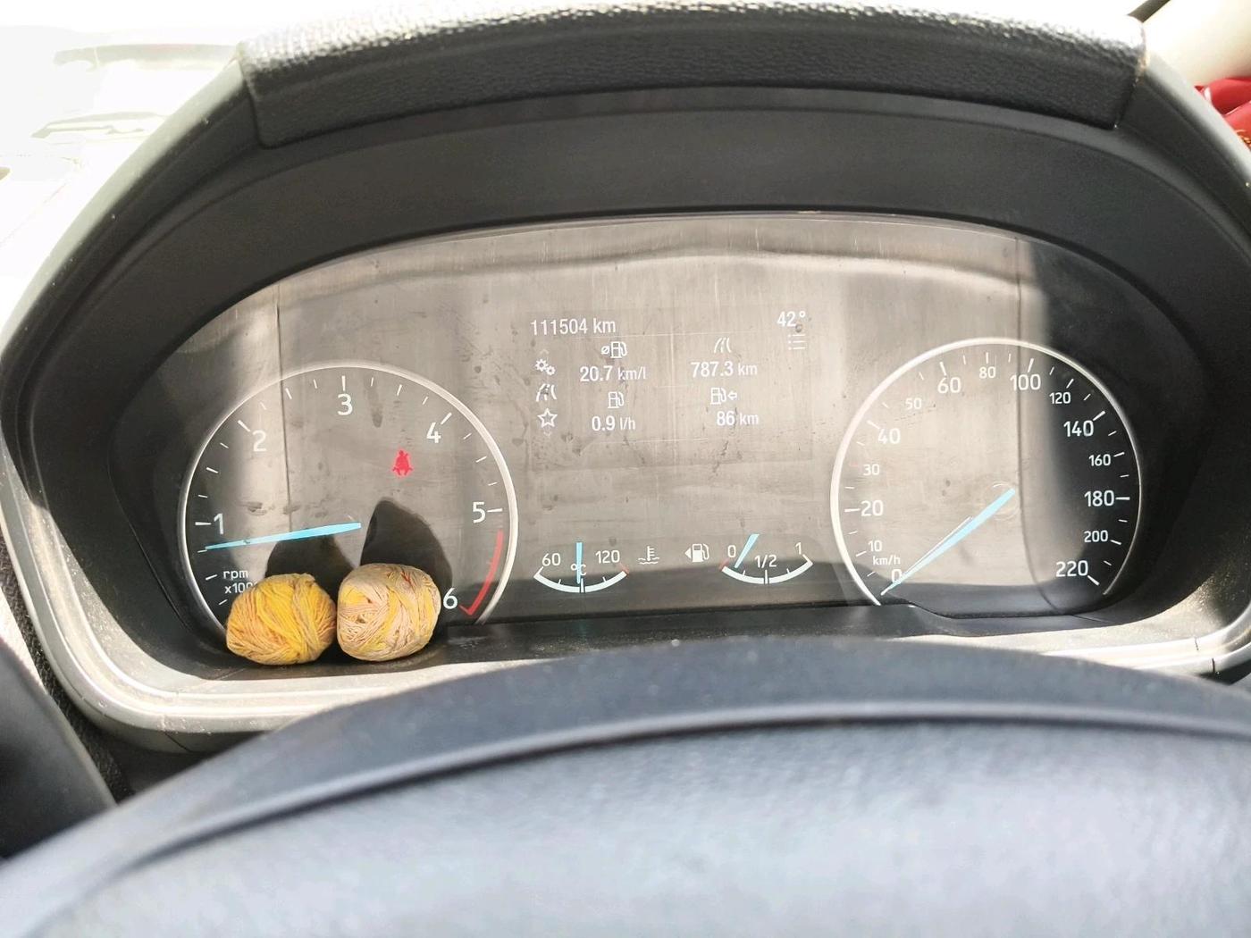 2019 Ford Ecosport TITANIUM 1.5L DIESEL, Diesel, Manual, 1,11,503 km, interior