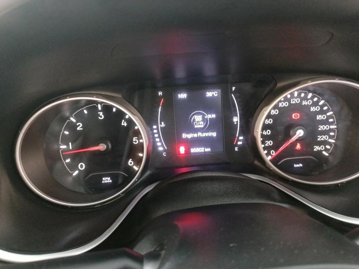 2017 Jeep Compass LIMITED (O) 2.0 DIESEL 4X4, Diesel, Manual, 95,802 km, interior