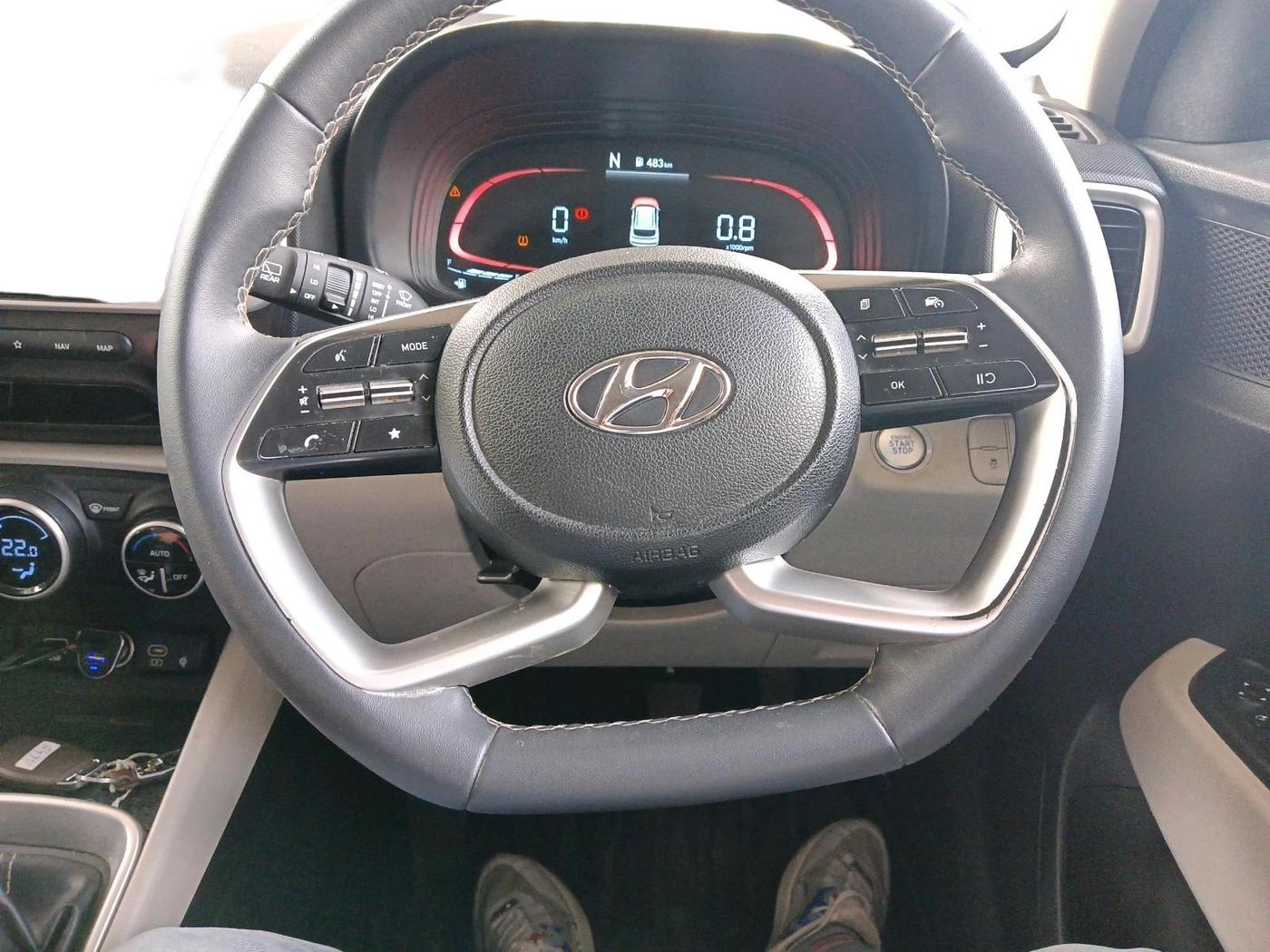 2022 Hyundai VENUE SX 1.0 (O) TURBO IMT, Petrol, Manual, 41,875 km, interior