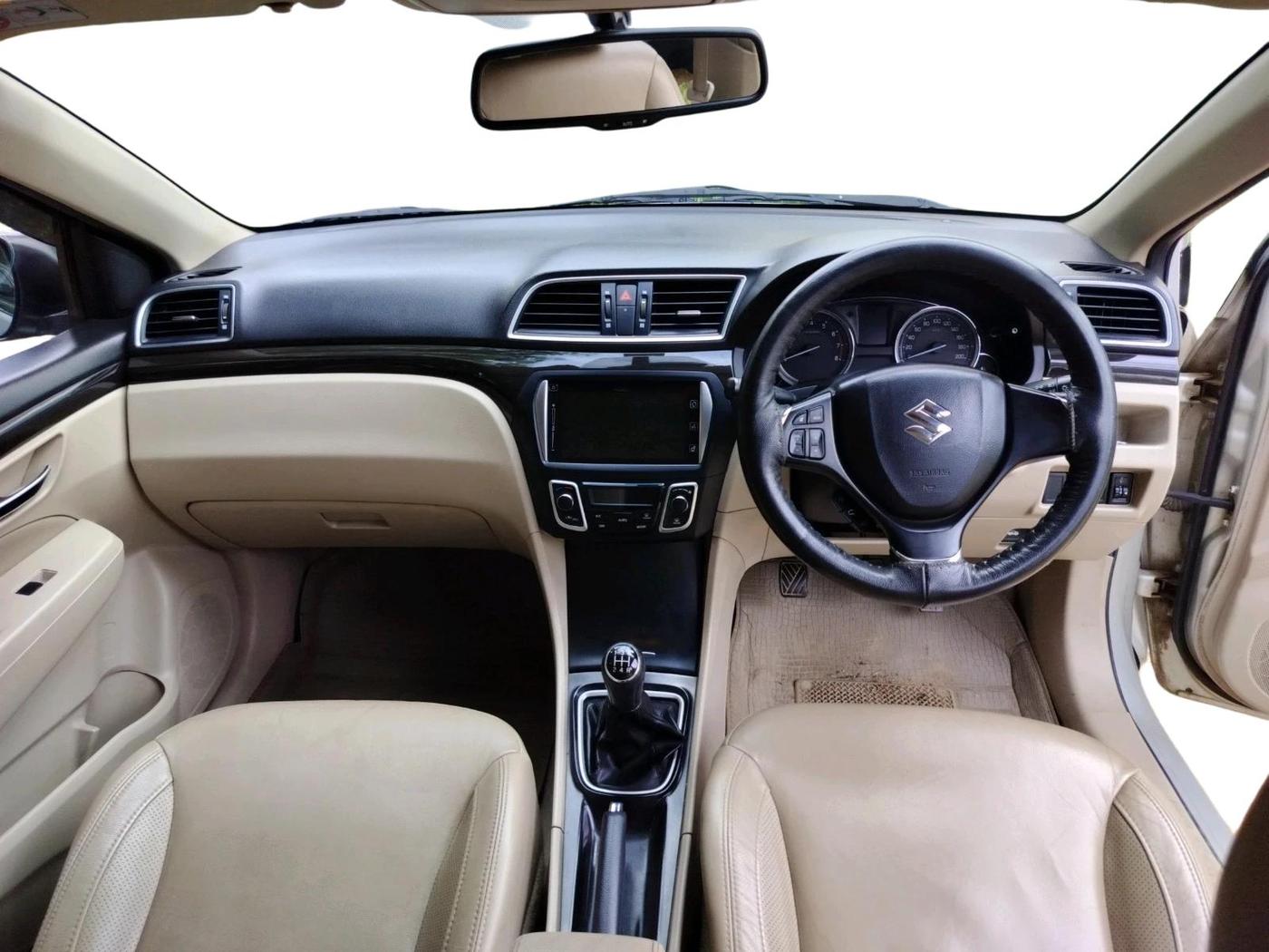 2018 Maruti Ciaz ALPHA 1.4 PETROL, Petrol, Manual, 1,57,957 km, interior