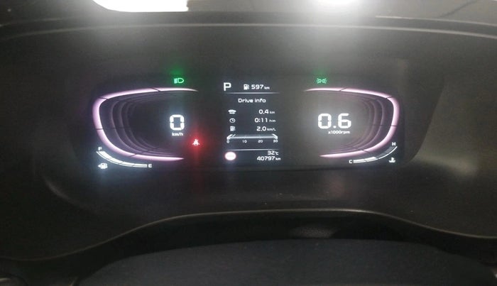 2022 KIA CARENS LUXURY PLUS 1.4 PETROL DCT 7 STR, Petrol, Automatic, 40,797 km, interior