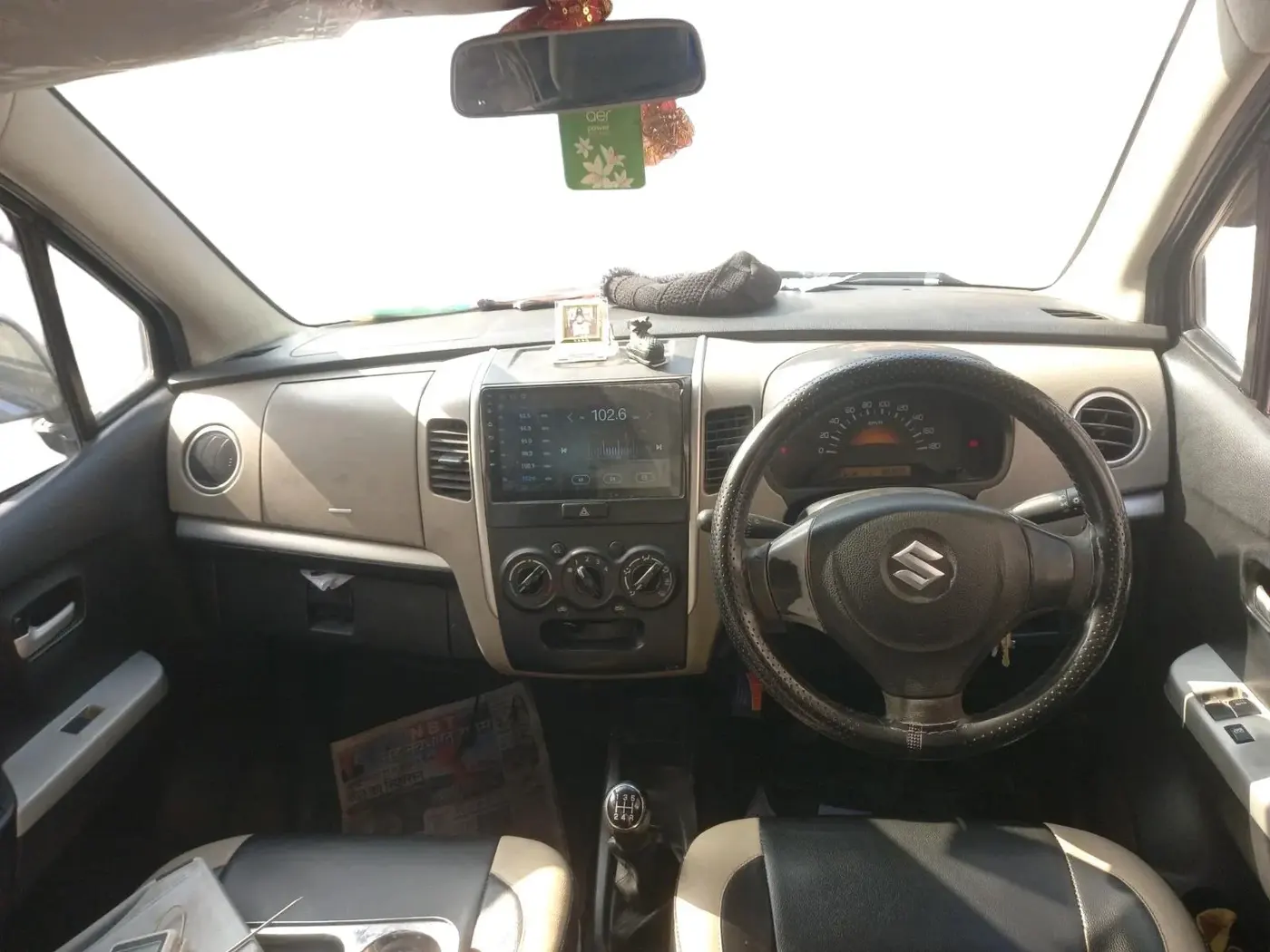 2014 Maruti Wagon R 1.0 LXI, CNG, Manual, 86,808 km, interior