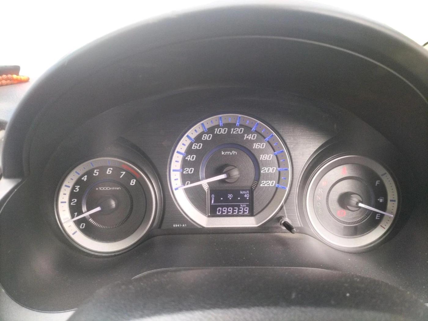 2012 Honda City 1.5L I-VTEC V AT, CNG, Automatic, 99,339 km, interior