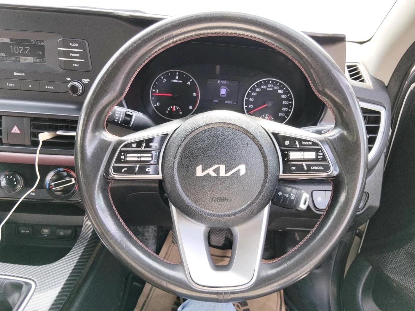 2022 KIA SELTOS HTE 1.5 DIESEL, Diesel, Manual, 1,43,391 km, interior