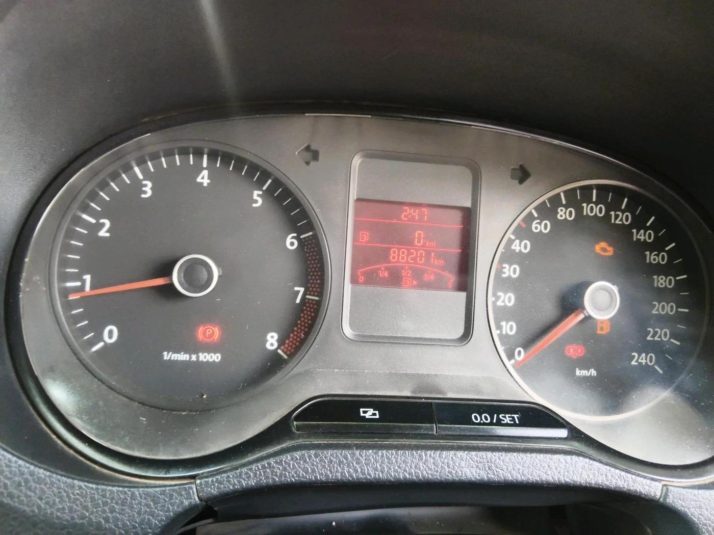 2012 Volkswagen Polo TRENDLINE 1.2L PETROL, Petrol, Manual, 88,201 km, interior
