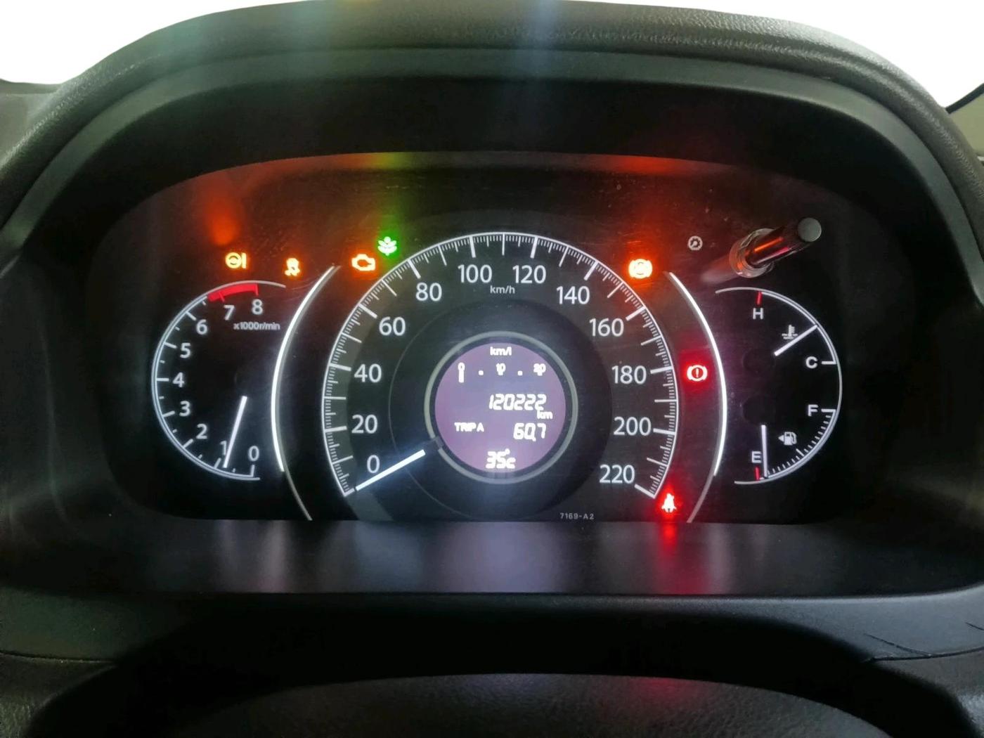 2014 Honda CRV 2.0L 2WD MT, Petrol, Manual, 1,20,222 km, interior