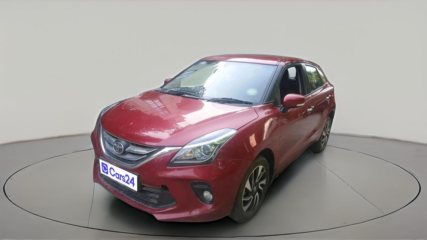 2021 Toyota Glanza G CVT, Petrol, Automatic, 8,609 km, exterior