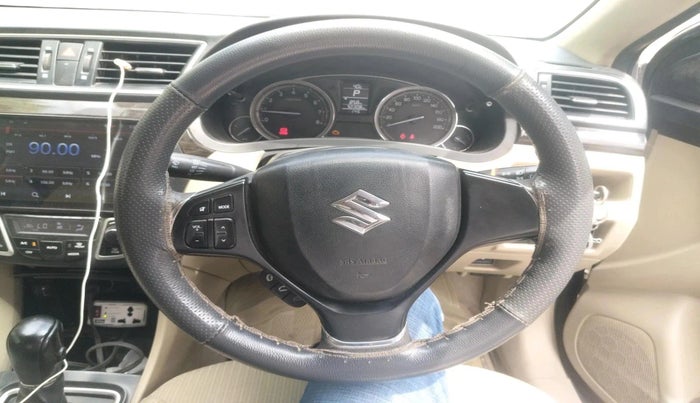 2017 Maruti Ciaz ZXI AT, CNG, Automatic, 50,308 km, interior