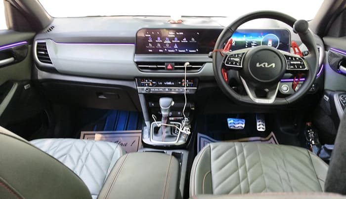 2024 KIA SELTOS  X LINE 1.5 TURBO PETROL DCT, Petrol, Automatic, 10,413 km, interior