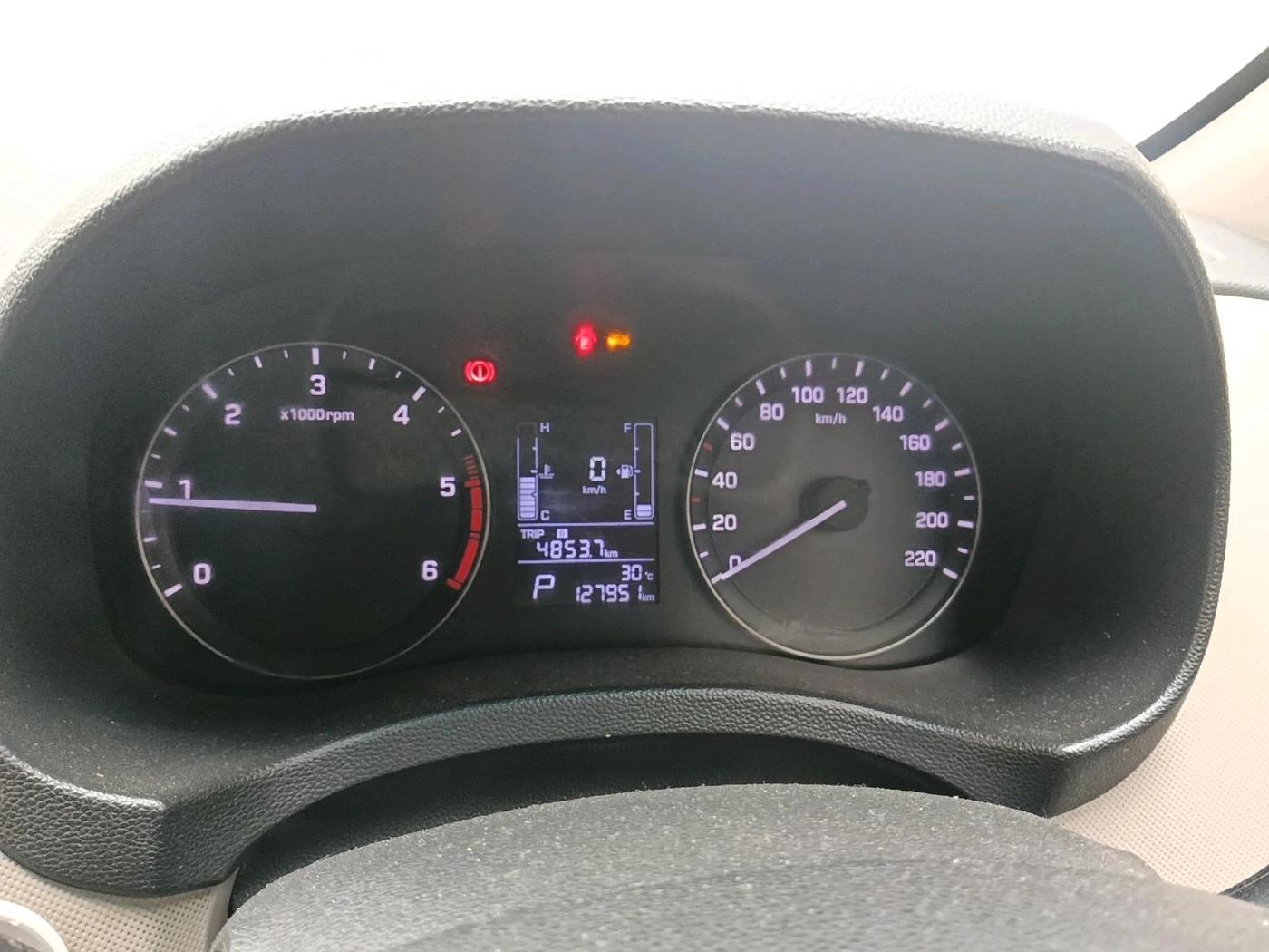 2016 Hyundai Creta SX PLUS AT 1.6 DIESEL, Diesel, Automatic, 1,27,952 km, interior