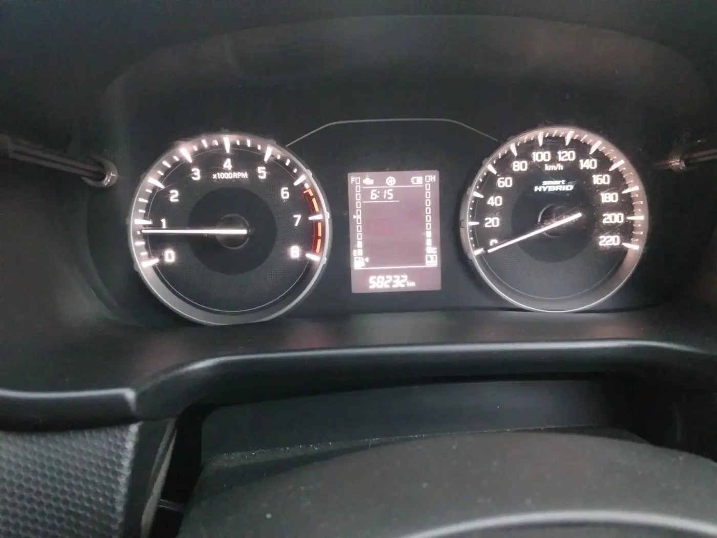 2023 Maruti BREZZA LXI SMART HYBRID, Petrol, Manual, 58,232 km, interior