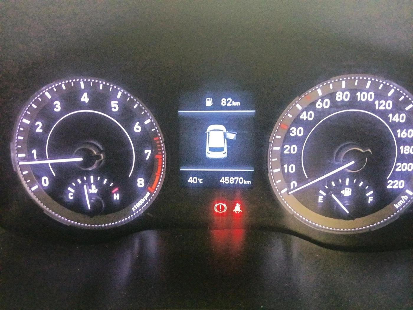 2019 Hyundai VENUE SX 1.0 (O) TURBO, Petrol, Manual, 45,870 km, interior