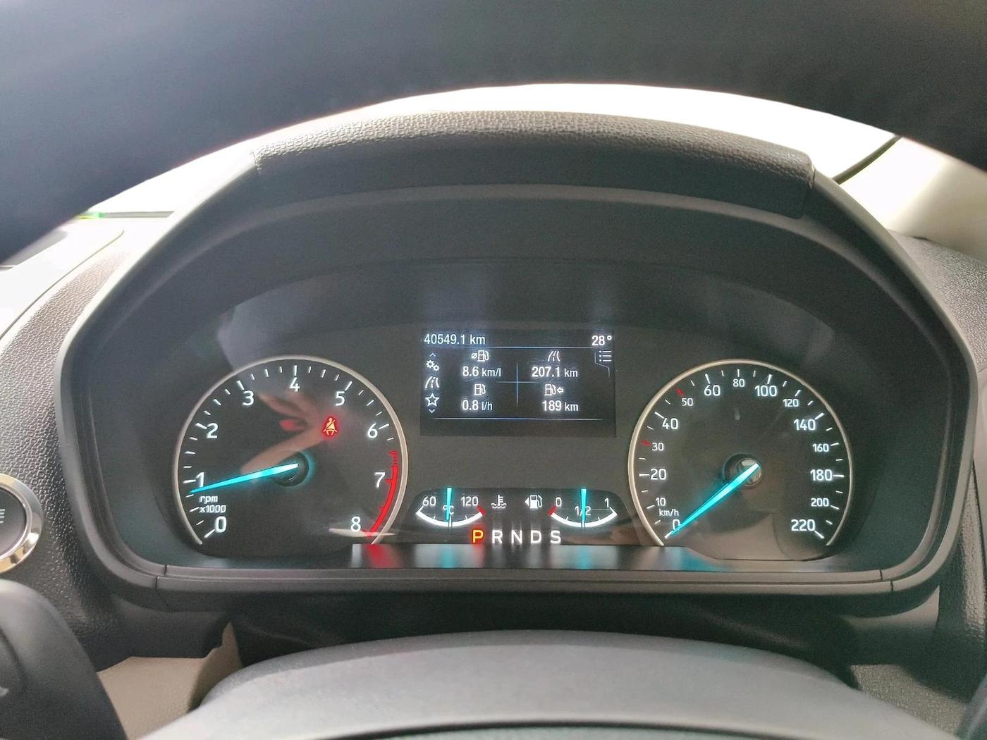2019 Ford Ecosport TITANIUM + 1.5L PETROL AT, Petrol, Automatic, 40,549 km, interior