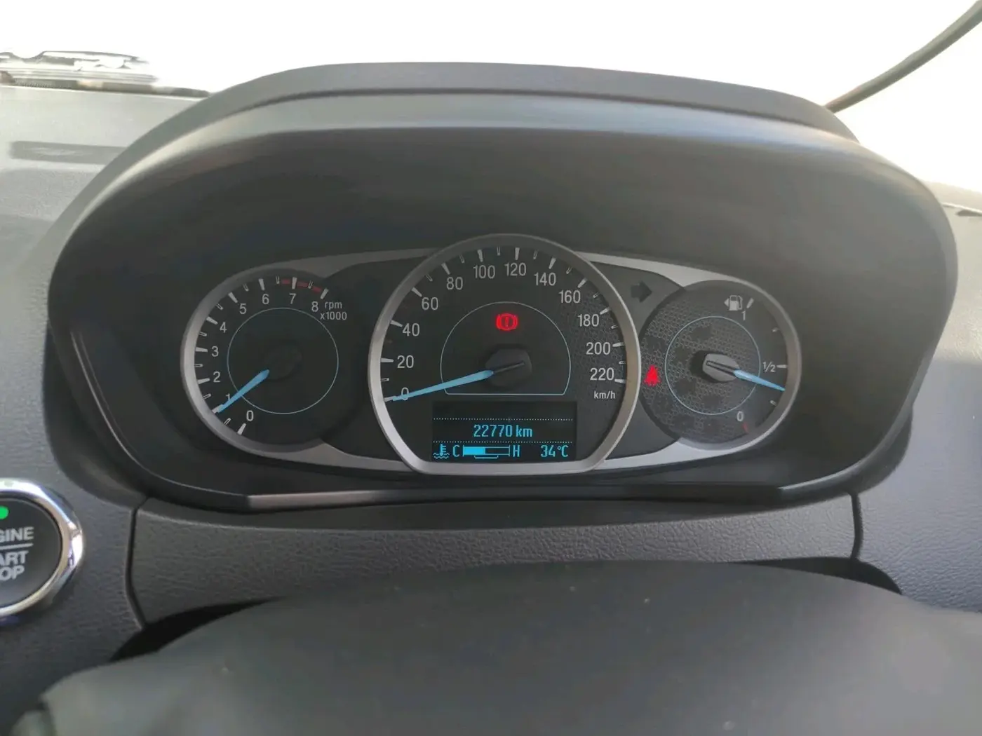 2019 Ford New Figo TITANIUM 1.2 PETROL MT, Petrol, Manual, 22,770 km, interior