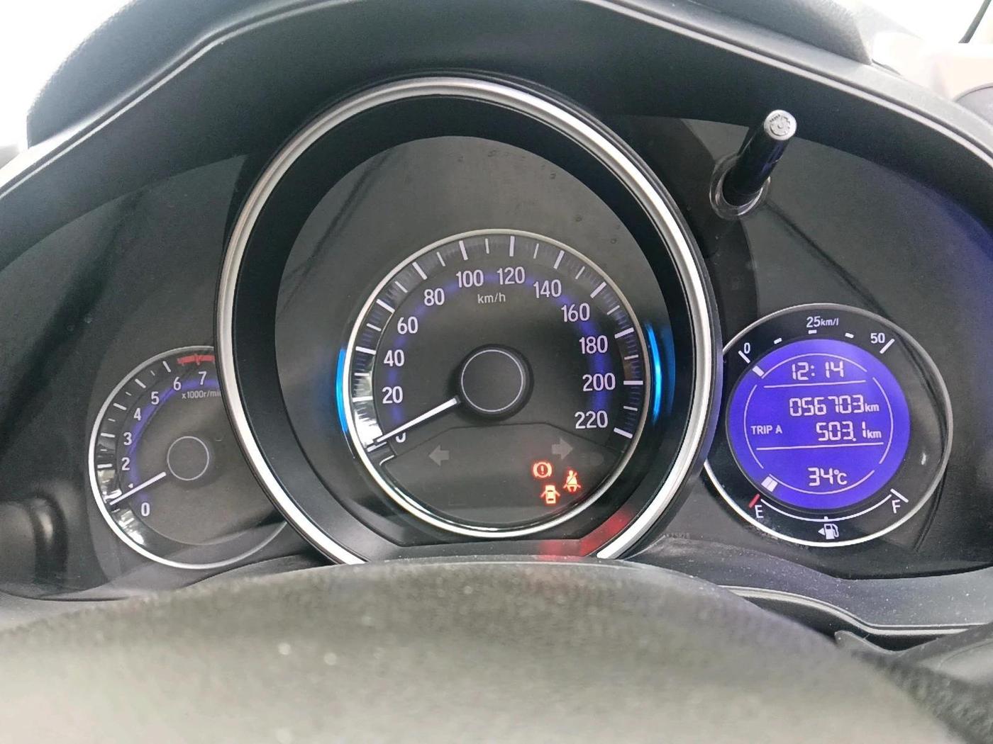 2019 Honda WR-V 1.2L I-VTEC VX MT, Petrol, Manual, 56,703 km, interior