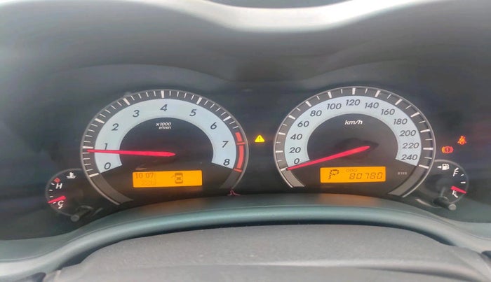 2012 Toyota Corolla Altis VL AT PETROL, Petrol, Automatic, 80,780 km, interior