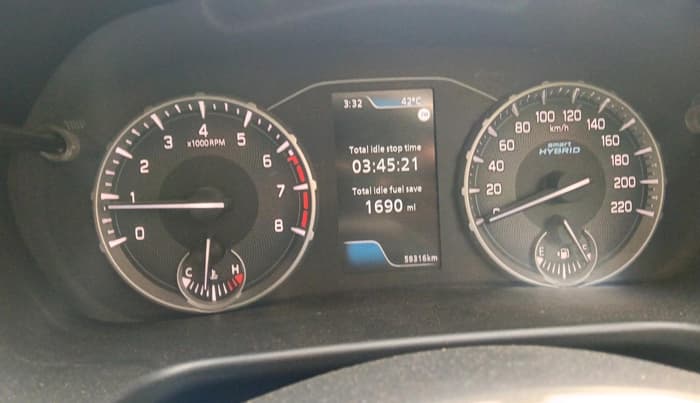 2023 Maruti BREZZA ZXI SMART HYBRID , Petrol, Manual, 59,316 km, interior