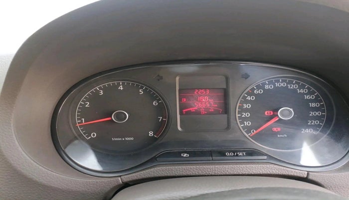 2011 Volkswagen Vento HIGHLINE 1.6 MPI, Petrol, Manual, 56,657 km, interior