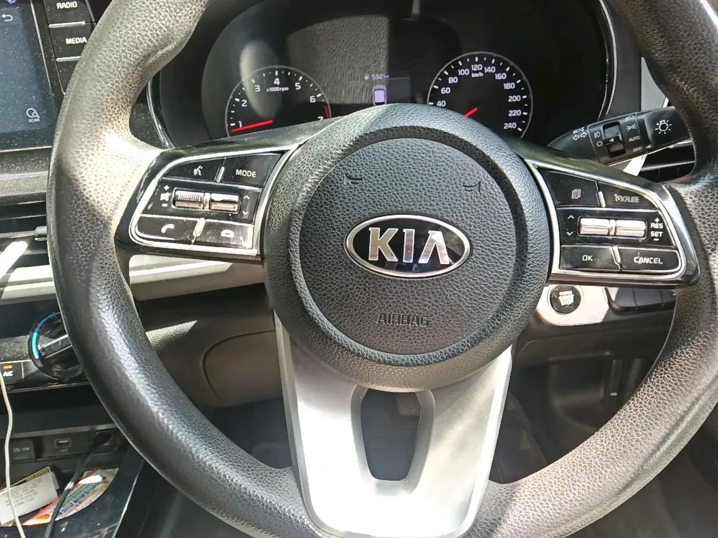 2019 KIA SELTOS HTK PLUS 1.5, Petrol, Manual, 1,72,054 km, interior