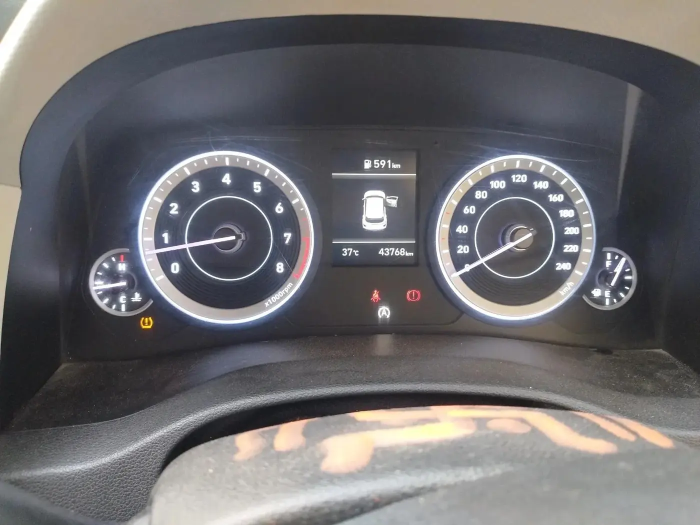 2023 Hyundai Creta E 1.5 PETROL, Petrol, Manual, 43,768 km, interior