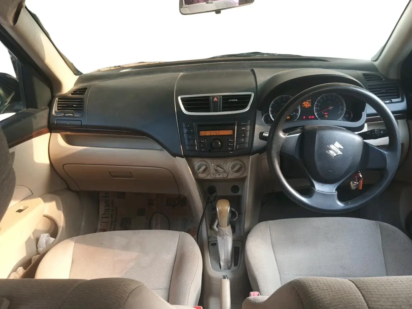 2012 Maruti Swift Dzire VXI AT, Petrol, Automatic, 53,676 km, interior