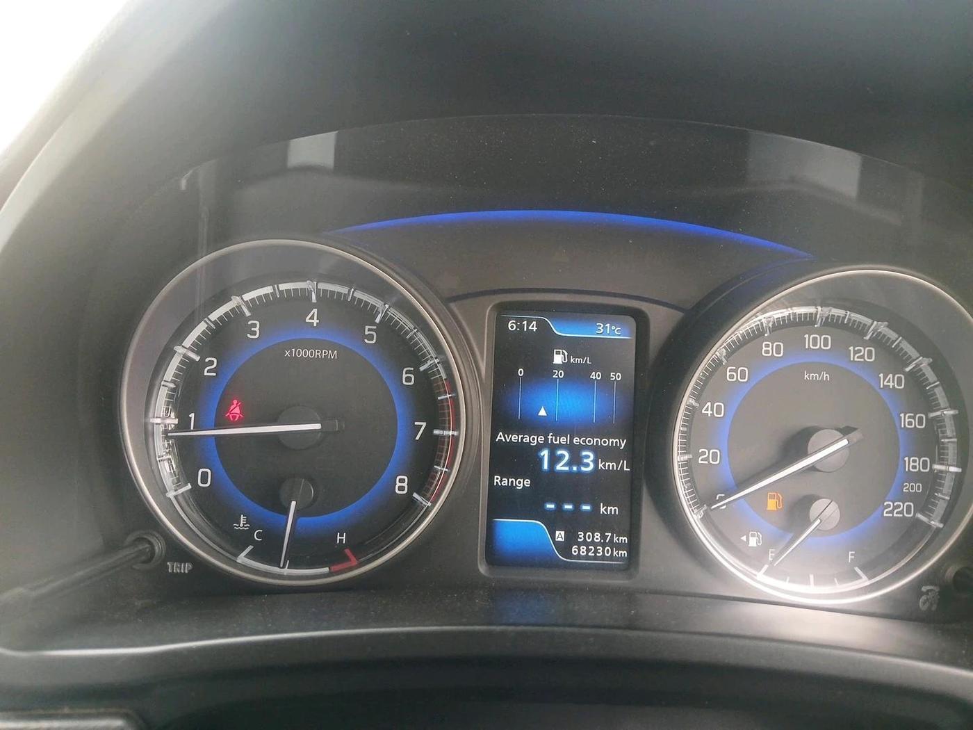 2020 Toyota Glanza G, Petrol, Manual, 68,230 km, interior
