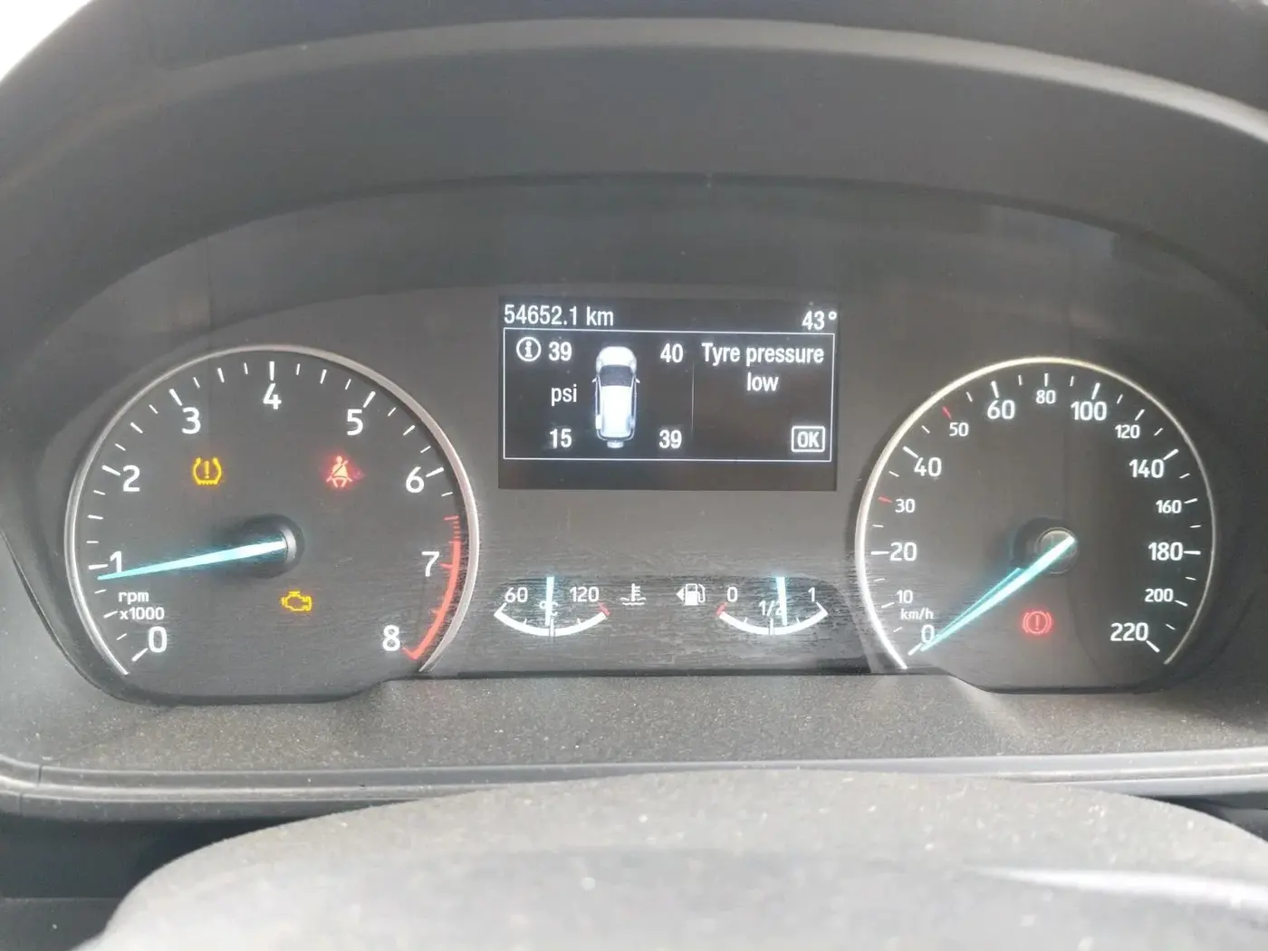 2021 Ford Ecosport TITANIUM 1.5 SPORTS(SUNROOF) PETROL, Petrol, Manual, 54,652 km, interior