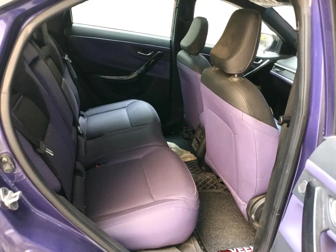 2024 Tata NEXON FEARLESS PURPLE + SUNROOF DCA DUAL TONE 1.2 PETROL, Petrol, Automatic, 11,251 km, interior