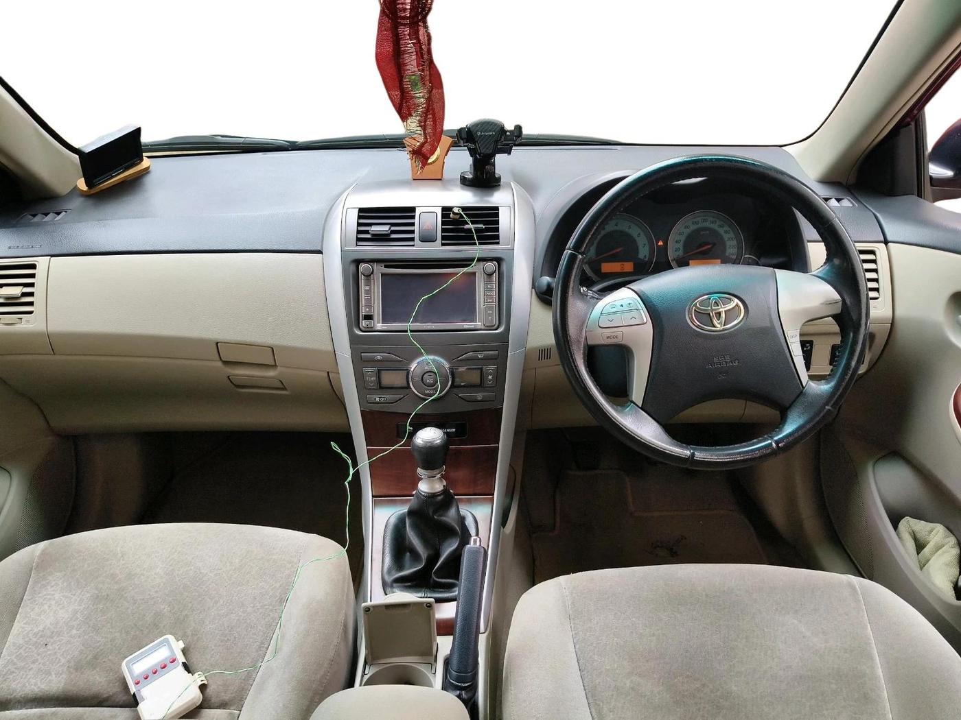 2012 Toyota Corolla Altis G PETROL, Petrol, Manual, 92,624 km, interior