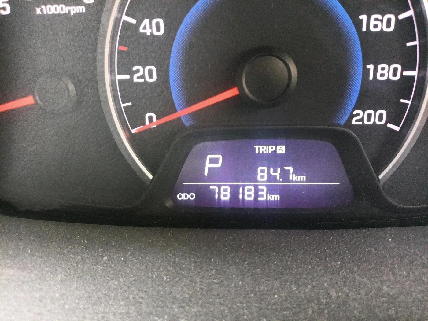 2014 Hyundai Grand i10 ASTA AT 1.2 KAPPA VTVT, Petrol, Automatic, 78,183 km, interior