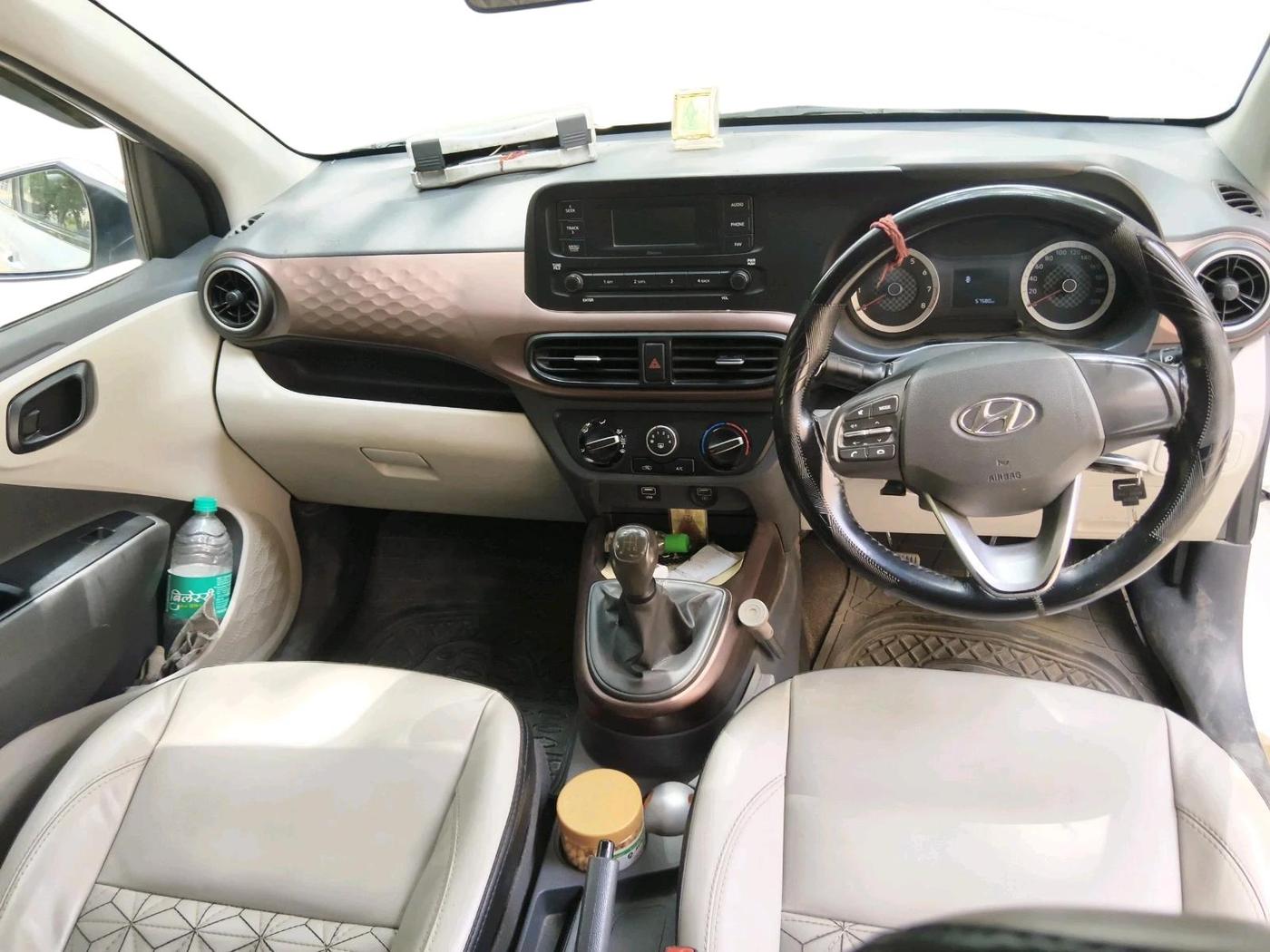2021 Hyundai AURA S 1.2 CNG, CNG, Manual, 57,580 km, interior