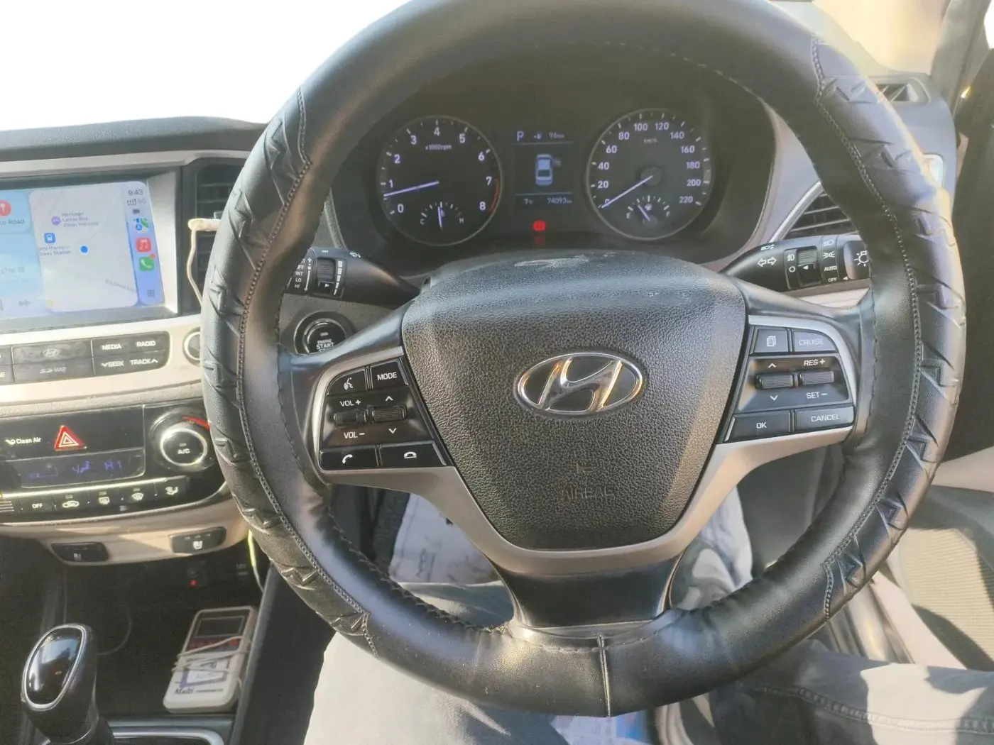 2018 Hyundai Verna 1.6 VTVT SX (O) AT, Petrol, Automatic, 74,096 km, interior