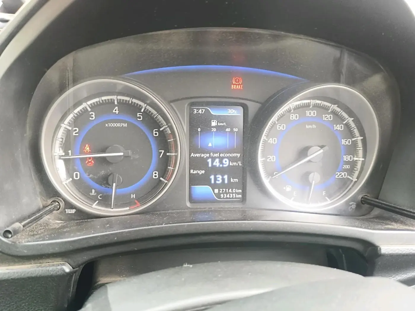 2017 Maruti Baleno RS 1.0 PETROL, Petrol, Manual, 93,435 km, interior