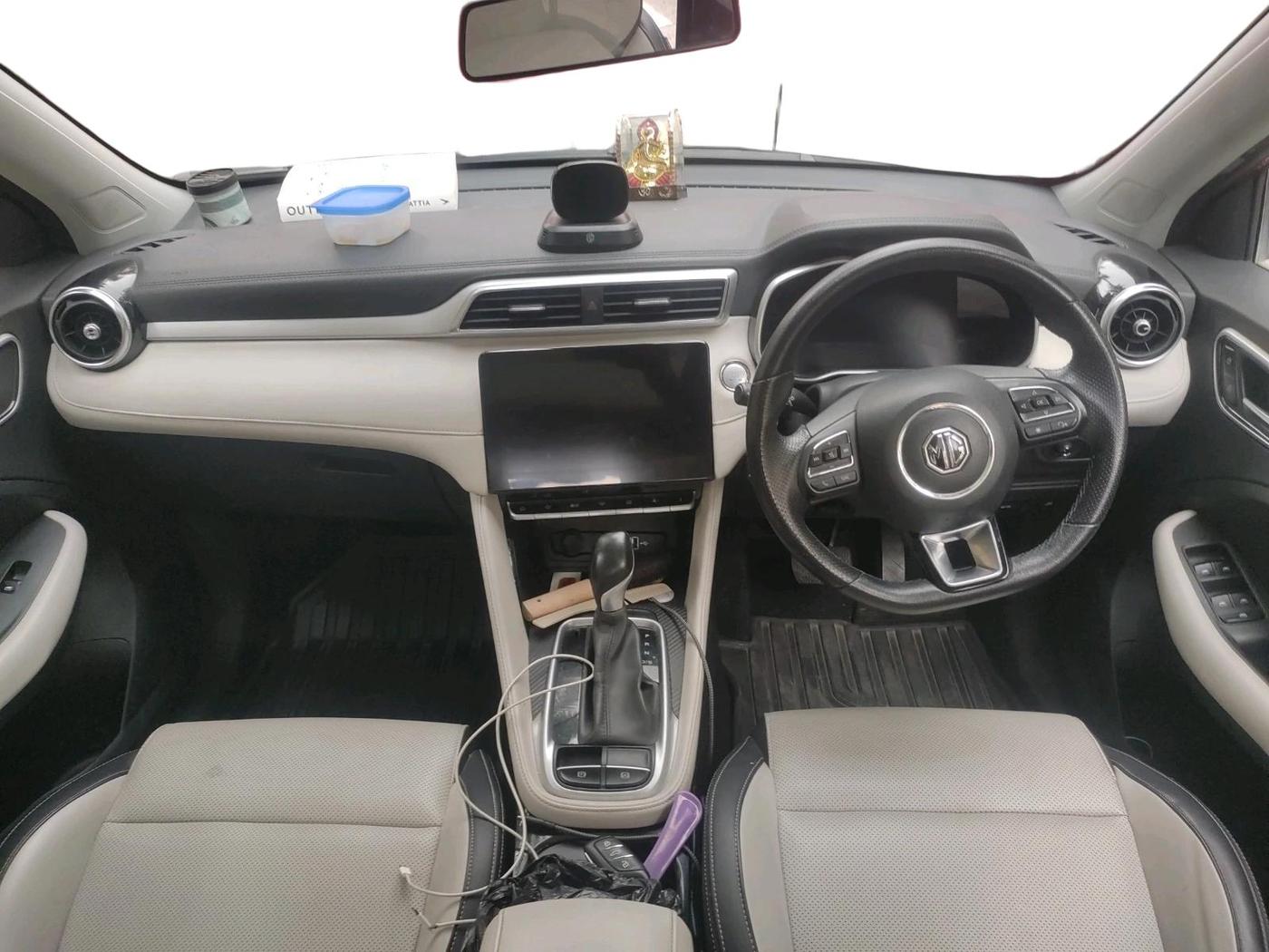 2022 MG ASTOR SHARP 1.5 CVT, Petrol, Automatic, 26,252 km, interior